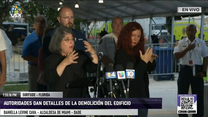 En Vivo | #Surfside #Florida | Autoridades dan detalles de la demolición del edificio Champlain Towers - #4Jul