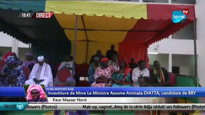 En direct Keur Massar Nord Investiture de Mme Le Ministre Assome Aminata DIATTA, candidate de BBY - #LERALTV