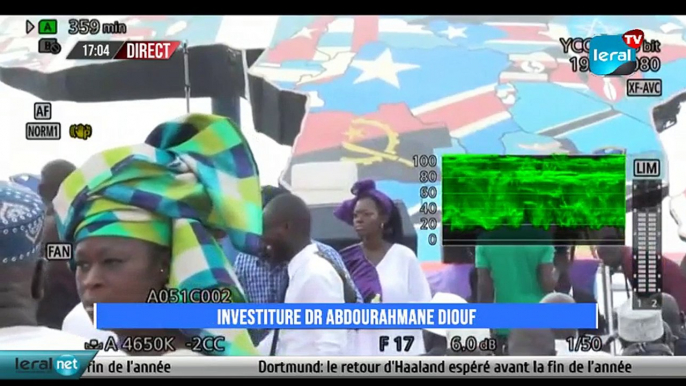 EN DIRECT: INVESTITURE DR ABDOURAHMANE DIOUF#LERALTV