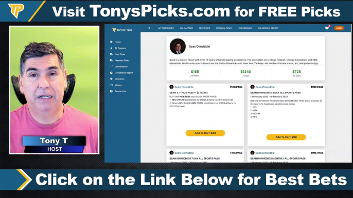 Live Expert NFL Super Bowl Prop Picks - Predictions, 2/13/2022 Best Bets, Odds & Betting Tips | Tonys Picks