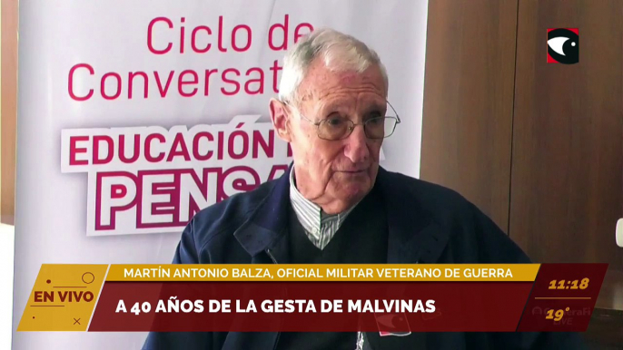 A 40 años de la gesta de Malvinas, entrevistamos a Martín Antonio Balza, oficial militar argentino veterano de la guerra
