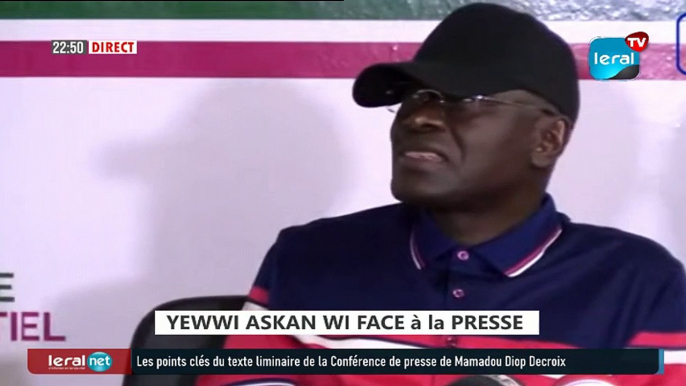 URGENT Yewwi Face à La Presse:  Affaire Validation ou Invalidation Liste Yaw...