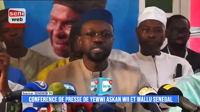 Direct-Live : La déclaration conjointe de Yewwi Askan Wi et de Wallu Sénégal