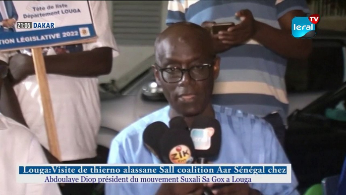 Louga Visite de thierno alassane Sall coalition Aar Sénégal chez Abdoulaye Diop président du mouveme