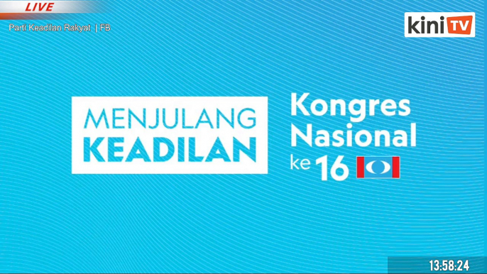 LIVE: 16th PKR National Congress - State delegates debate