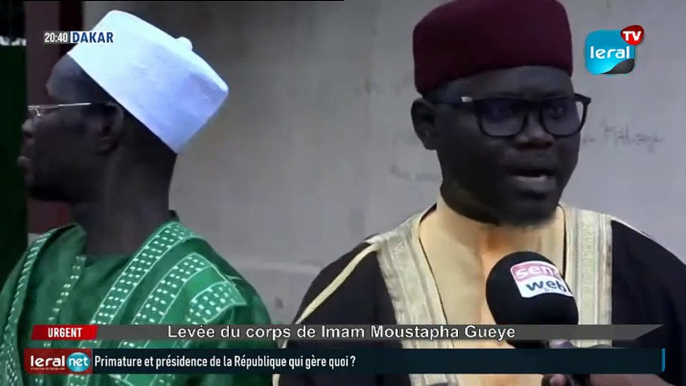 Suivez la levée du corps de Imam Moustapha Gueye