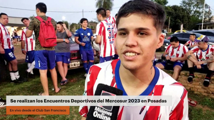 Se realizan los Encuentros Deportivos del Mercosur 2023 en Posadas