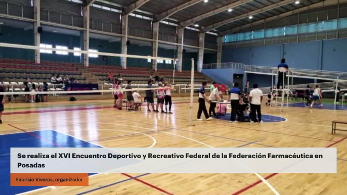 Se realiza el XVI Encuentro Deportivo y Recreativo Federal de la Federación Farmacéutica en Posadas