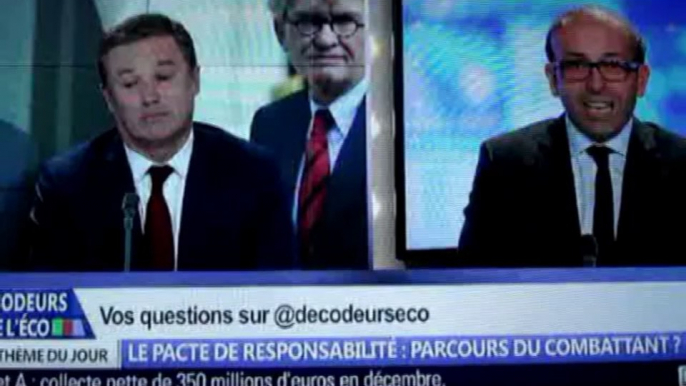 Nicolas Dupont Aignan-Les décodeurs de l'Eco- BFMBusiness.21Janvier2014