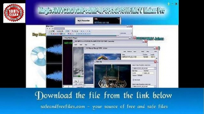 Get Magic Software Magic AVI VCD DVD IPod MP4 PSP 3GP MOV Maker Pro 2.6 Activation Code Free