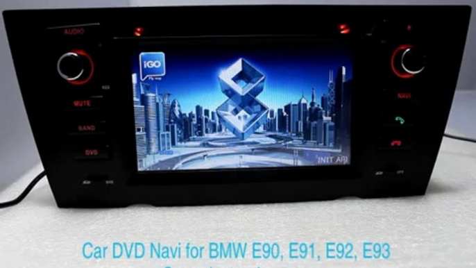 2 Din Car dvd player for BMW e90 Double din car radio with gps for BMW e90 e91 e92