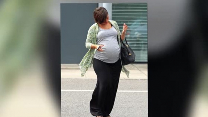 The Saturdays' Frankie Sandford Shows Off Her Huge Baby Bump