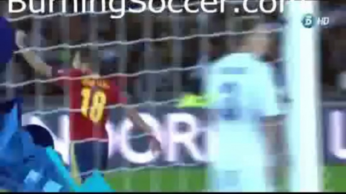 BurningSoccer.com -  Jordi Alba Goal ~ Finland 0 - 1 Spain