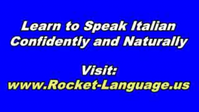 Intermediate Italian | Rocket Italian Course Learn Italian In Weeks