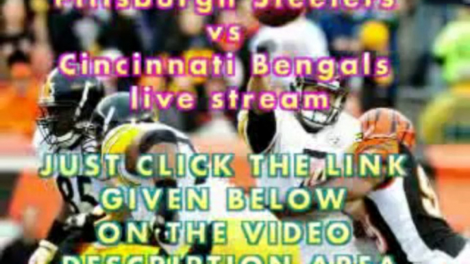 [{(NFL HD)}]:Pittsburgh Steelers vs Cincinnati Bengals live stream NFL Monday Night Exclusive