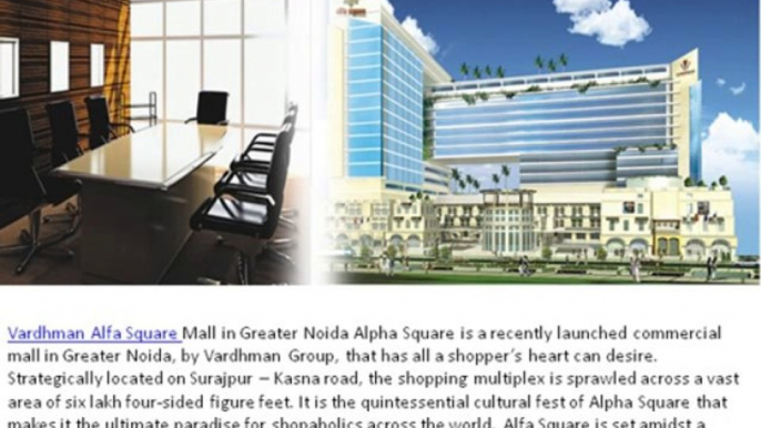 Vardhman Alfa Square,Vardhman Alfa Square Greater Noida