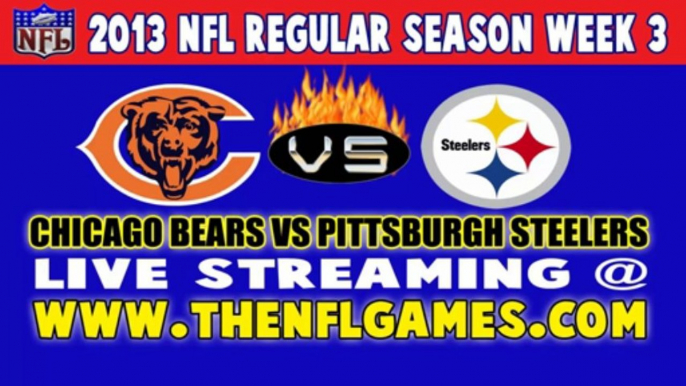 Watch "Online" Chicago Bears vs Pittsburgh Steelers NFL Live Stream