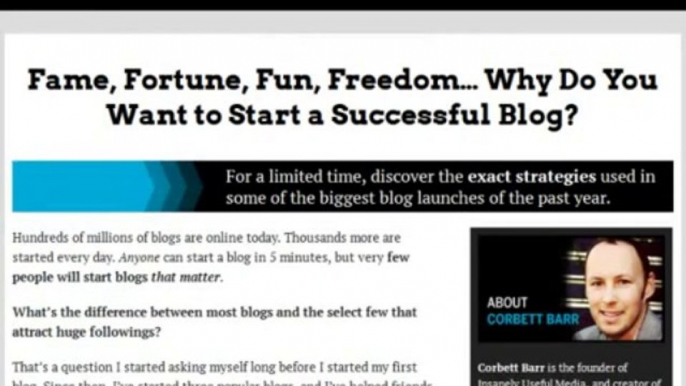 How to Start a Blog That Matters Review   Can You Really Start A blog That Matters