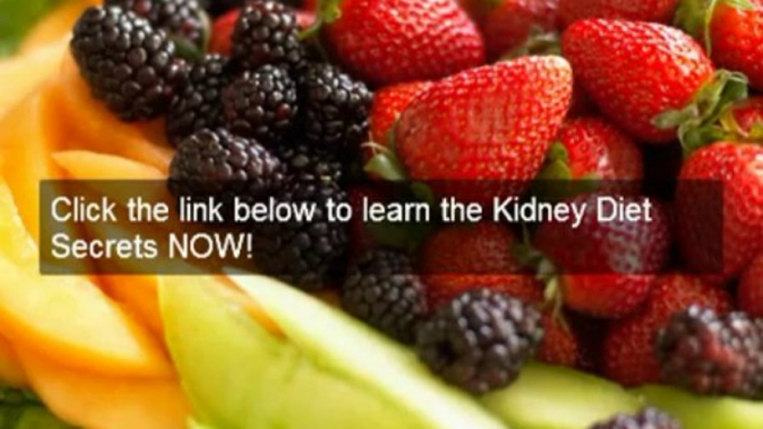 Learn about diet and kidney disease- kidney diet secrets has researched diet and kidney disease
