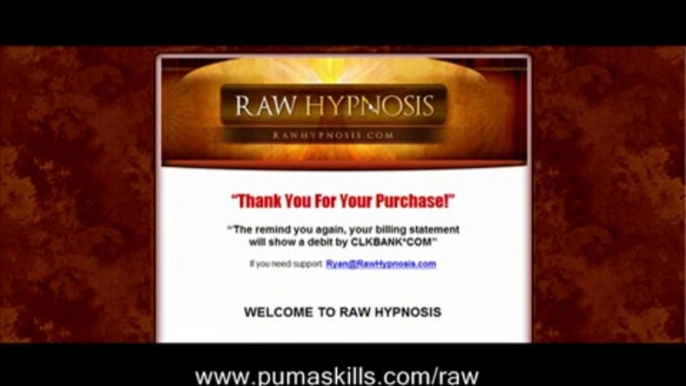 Raw Hypnosis Revealed, Conversational Hypnosis & Power Influence