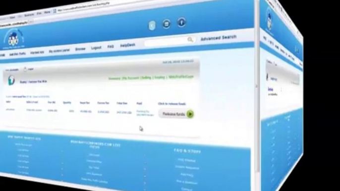 Web Traffic Brokers Control Panel | Original Web Traffic Broker | Buy Web Traffic | Sell Web Traffic