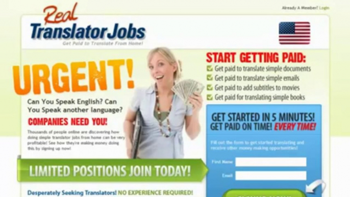 Real Translator Jobs Reviews -- Legit or Scam?