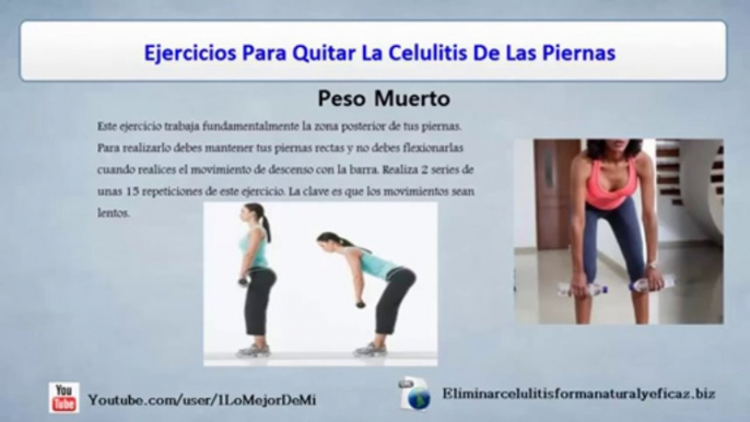 Celulitis en Piernas Y Glúteos Ejercicios Para Combatirla (Celulitis Nunca Mas)