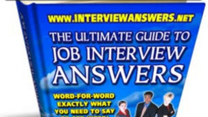 Impartial Job Interview Answers Review 2013 by Product Reviewers + $50 Bonus