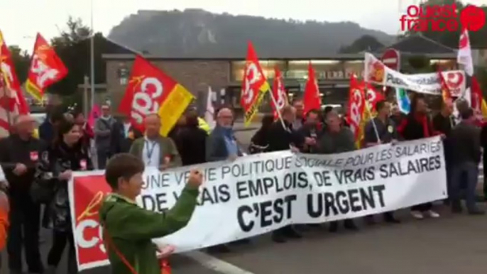 Manifestation CGT - Visite François Hollande