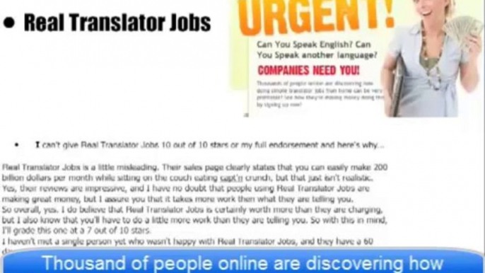 Real Translator Jobs - How to Find Translation Work and Jobs