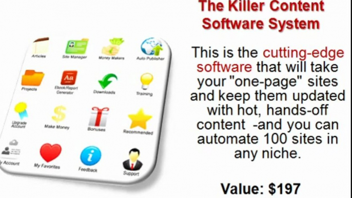 Killer Content System Video Review