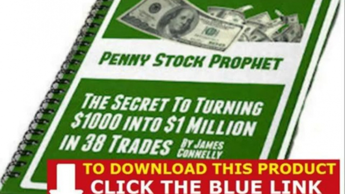 James Connelly Penny Stock Prophet + The Penny Stock Prophet