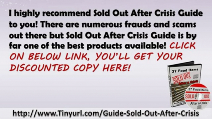 Sold Out After Crisis 37 Vital Food Items Guide | Food Items Sold Out After A Crisis