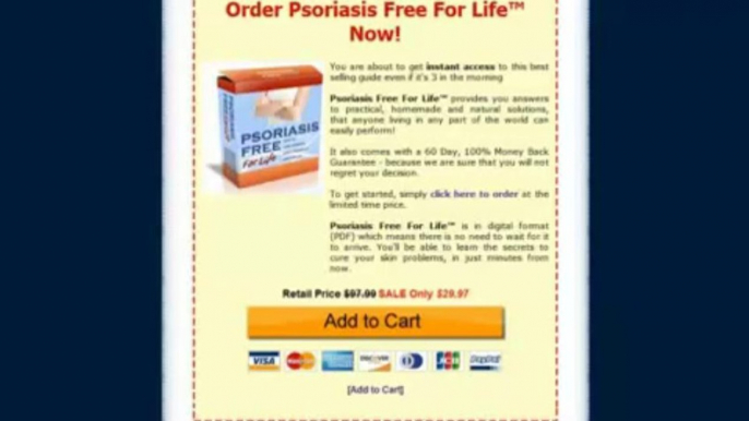 Psoriasis Free For Life Review - SEE WITH REAL PROOF