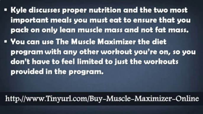 The Muscle Maximizer Fitness Program - The Muscle Maximizer Download