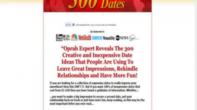 300 creative dates by oprah expert