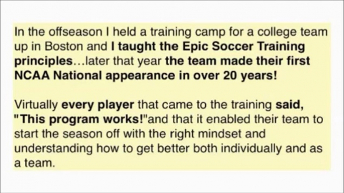 Epic Soccer Training - Get Great Soccer Skills With These Soccer Training Tips