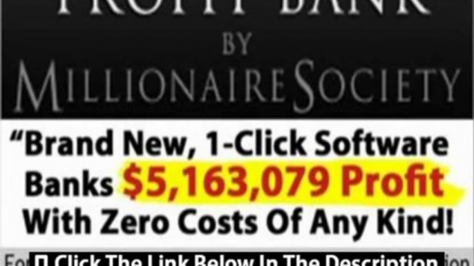 Profit Bank By Millionaire Society + Profitbank Software