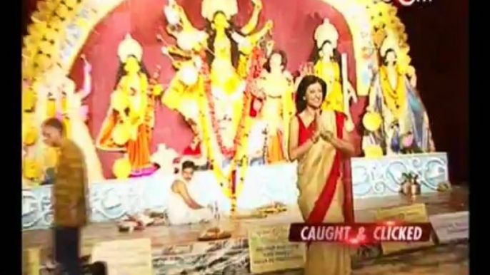 Sushmita Sen and Kajol celebrate Durga Puja