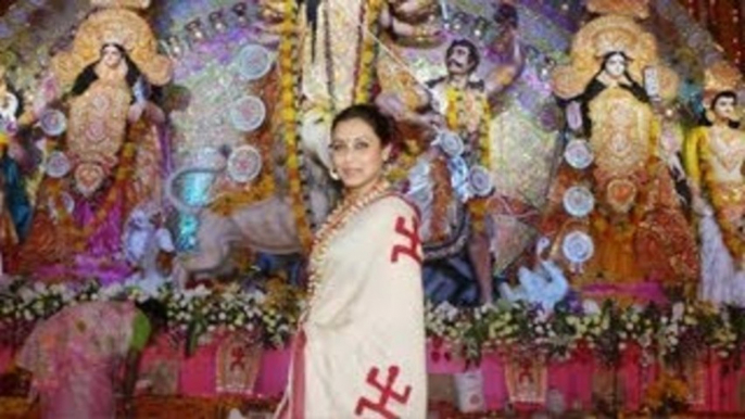 Rani Mukherjee @ The North Bombay Sarbojanin Durga Puja !