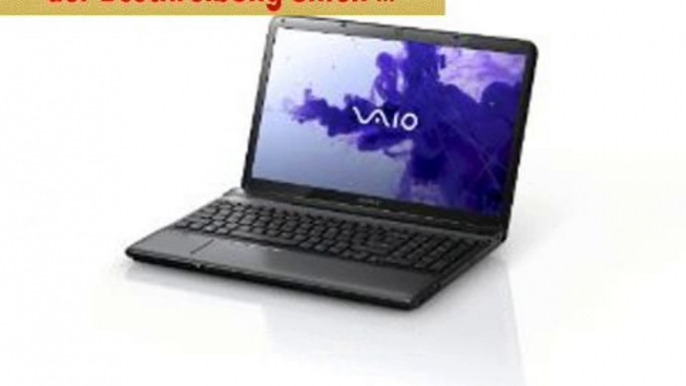 Angebote Sony Vaio SVE1512H6EB.G4 39,4 cm (15,5 Zoll) Notebook (Intel Core i3 3110M, 2,4GHz, 4GB RAM, 500GB HDD, Intel...