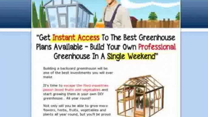 Updated: Building A Greenhouse Plans - Get  Plus Upsells