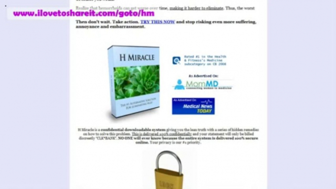 Best Treatment Hemorrhoid Miracle - Hemorrhoid Miracle