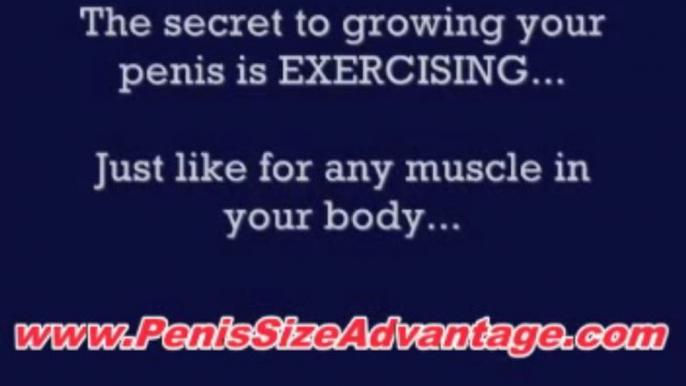 Penis Enlargement Bible - PenisAdvantage with Penis Enlargement Exercise Videos Instructions