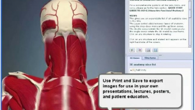 3D Interactive Functional Human Anatomy - NEW 2009!