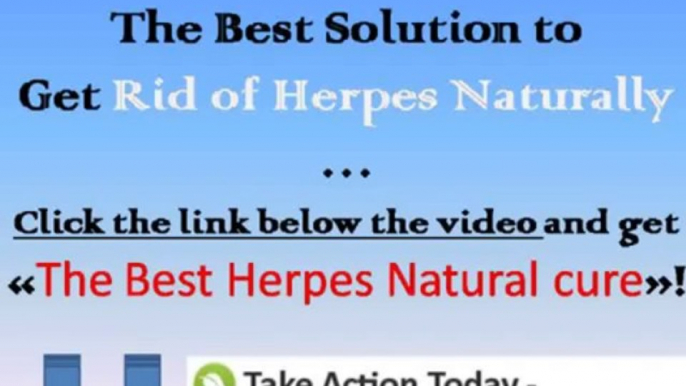 get rid of herpes blisters fast and naturally