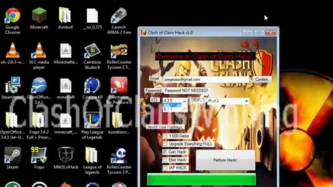 Clash of Clans Cheats Gems Hack Program Tested and Working.