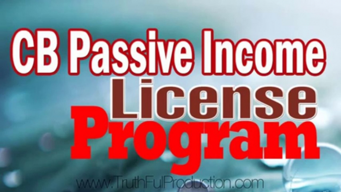 CB Passive Income License Program -- CB Passive Income License Program REVIEW