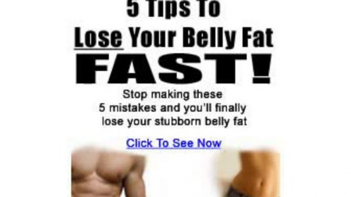 5 Tips To Lose Stomach Fat Review + Bonus