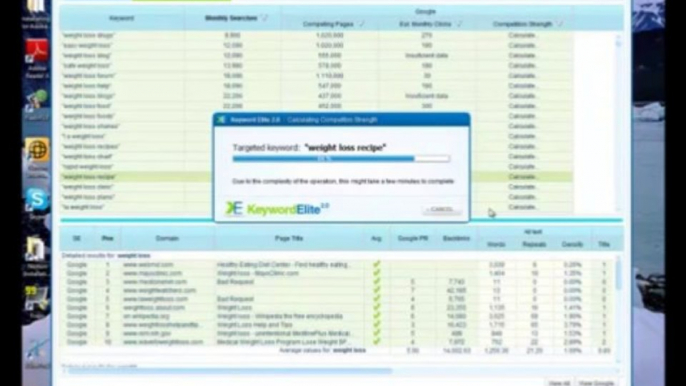 adwords Seo keyword research turtorial whit keyword elite 2.0